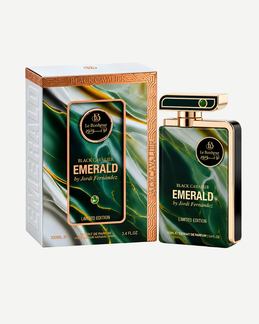 Le Bonheur Black Cavalier Emerald Extrait de Parfum | 100ML Unisex