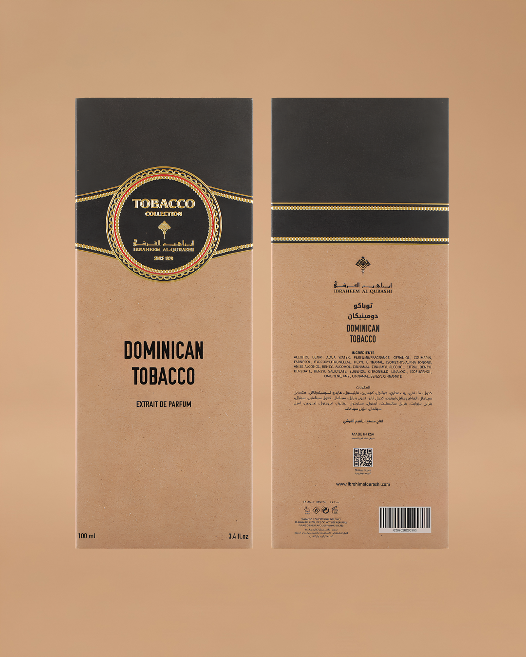 Ibraq Dominican Tobacco Extrait de Parfum | 100ML Unisex