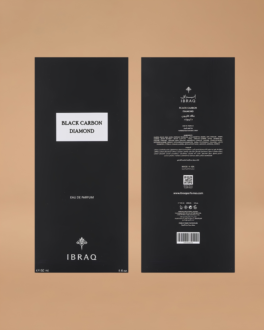 Ibrahim Al Qurashi Black Carbon Diamond Eau de Parfum | 150ML Unisex