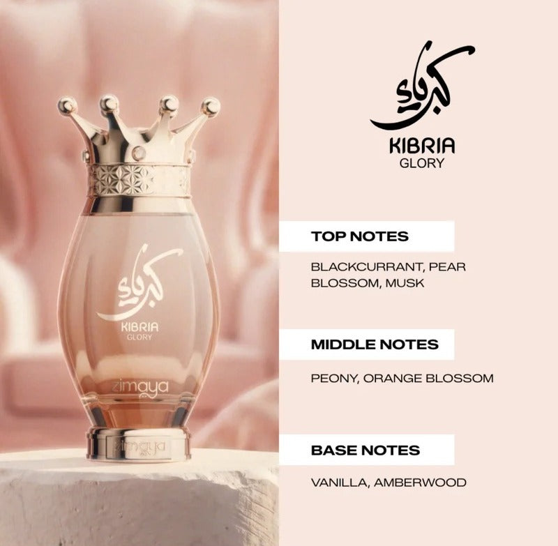 Zimaya Kibria Glory Eau de Parfum | 100ML Women