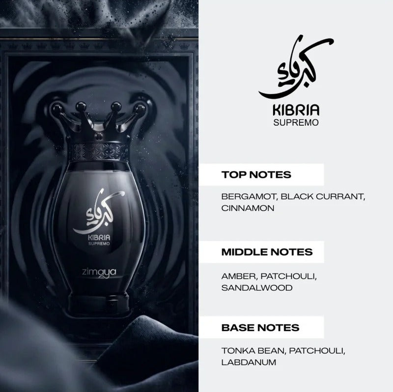 Zimaya Kibria Supremo Eau de Parfum | 100ML Unisex