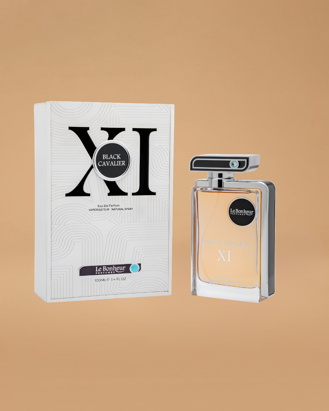Le Bonheur Black Cavalier XI Eau de Parfum | 100ML Man