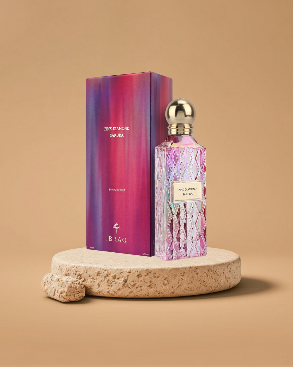 Ibraq Pink Diamond Sakura Eau de Parfum | 150ML Women