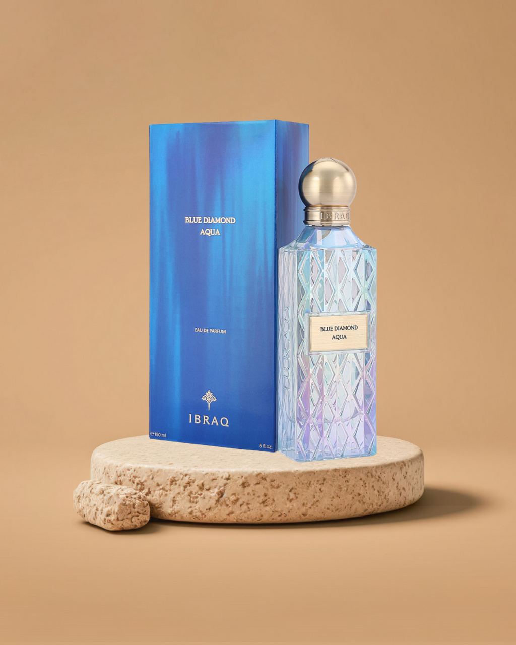 Ibraq Blue Diamond Aqua Eau de Parfum | 150ML Unisex