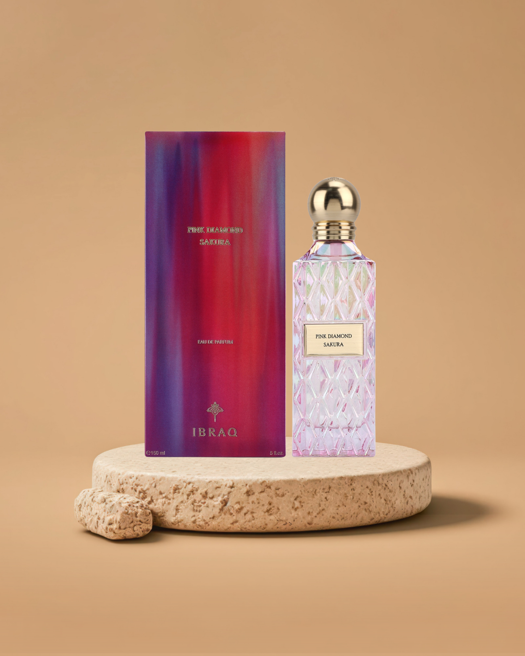 Ibraq Pink Diamond Sakura Eau de Parfum | 150ML Women